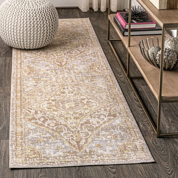 Petras Modern Ornate Medallion Area Rug